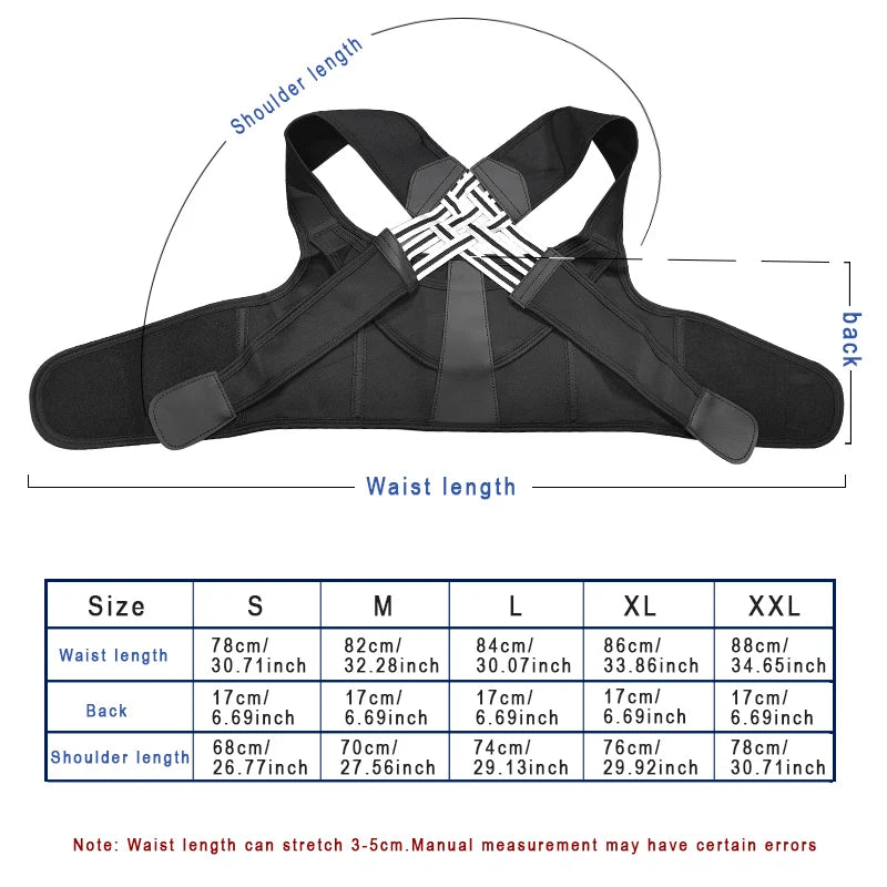 Back Brace Posture Corrector  مصحح وضعية دعامة الظهر